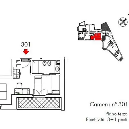 Stanza A Con Terrazza E Vista Mare Pensjonat